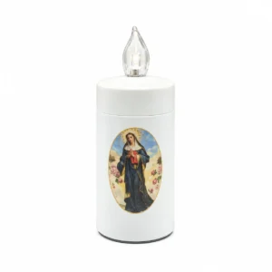 Cierge à pile Sainte Rita