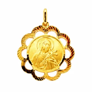 Médaille plaqué or Rita Nice   8108