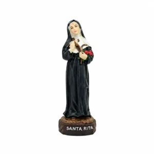 Statue résine Sainte Rita 10 cm