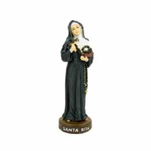 Statue résine Sainte Rita 19 cm