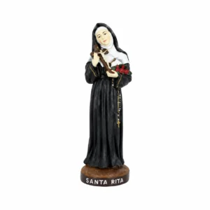 Statue résine Sainte Rita 25 cm