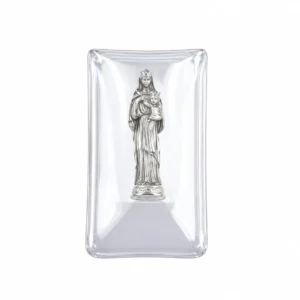 Statue métal Ste Rita 2,5 cm étui plastique