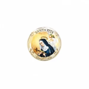Sticker Sainte Rita + texte français